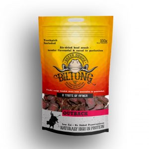Gazza Downs Outback Biltong made with premium Australia beef